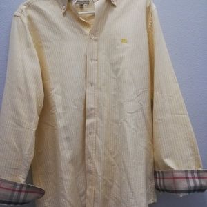 Burberry Long Sleeve Mens Dress Shirt